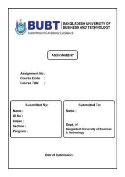 BUBT Classic Style
